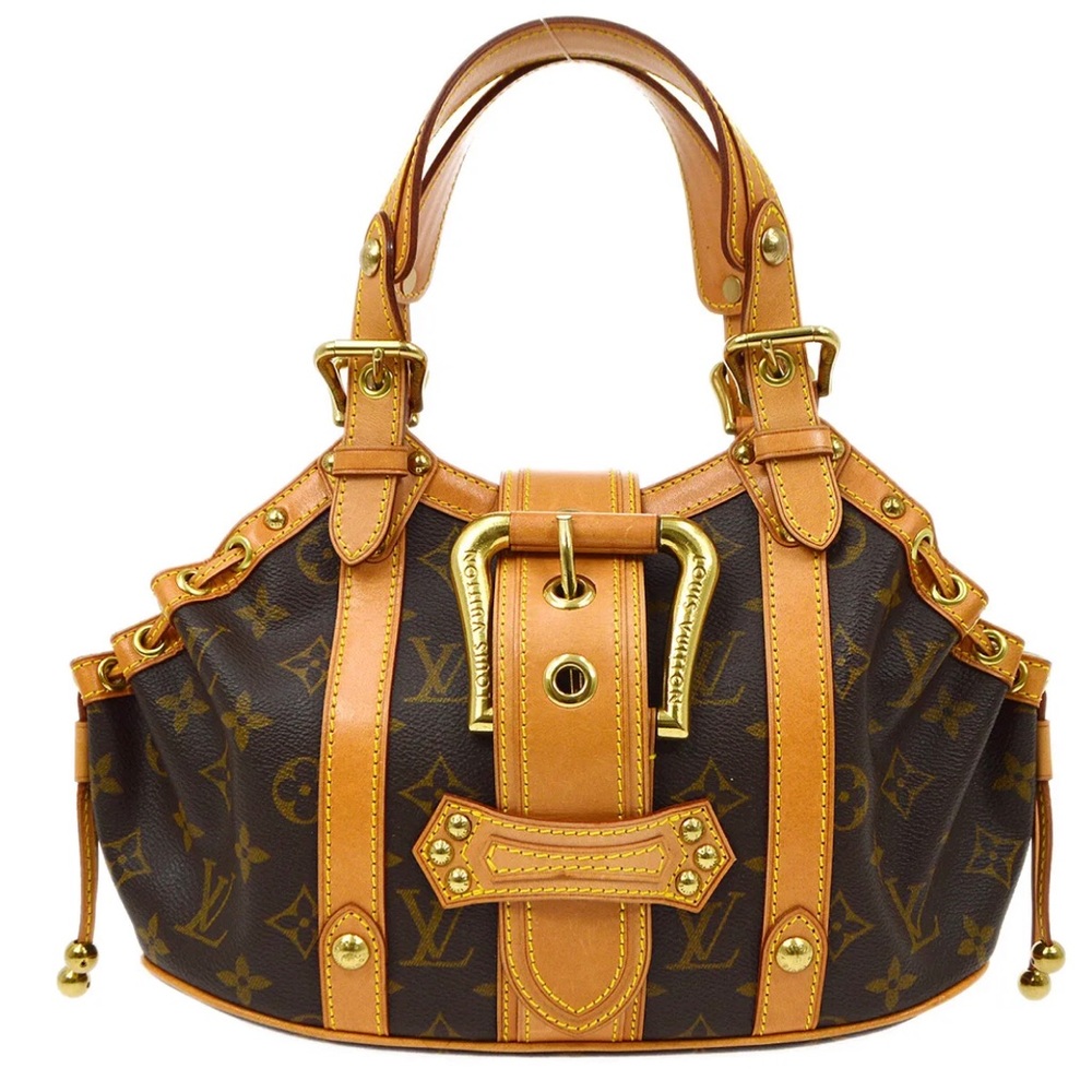 Louis Vuitton LV GHW Theda PM Monogram Handbag